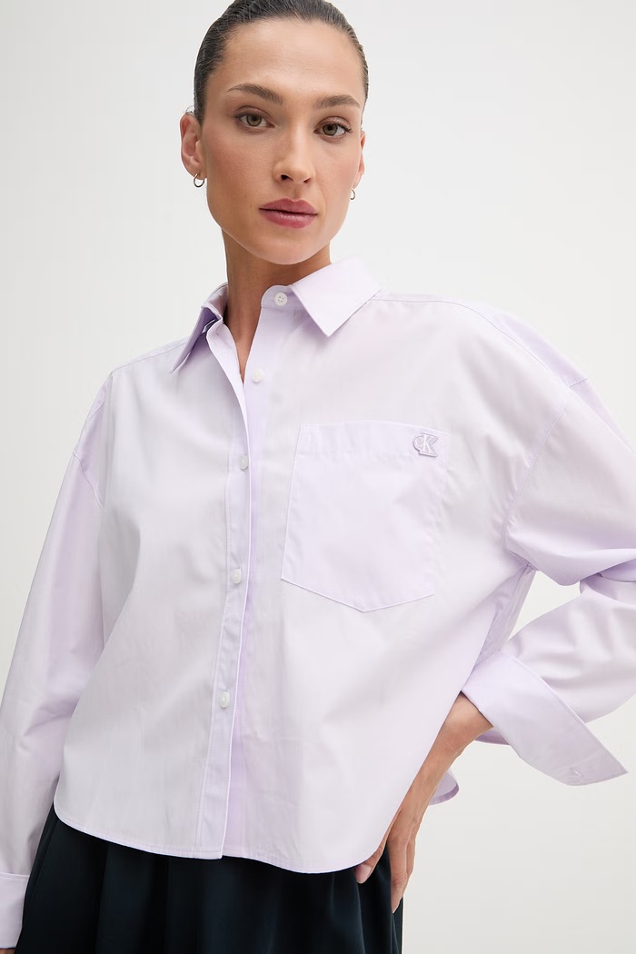 Calvin Klein Jeans ing női pamut lila LV047F104G