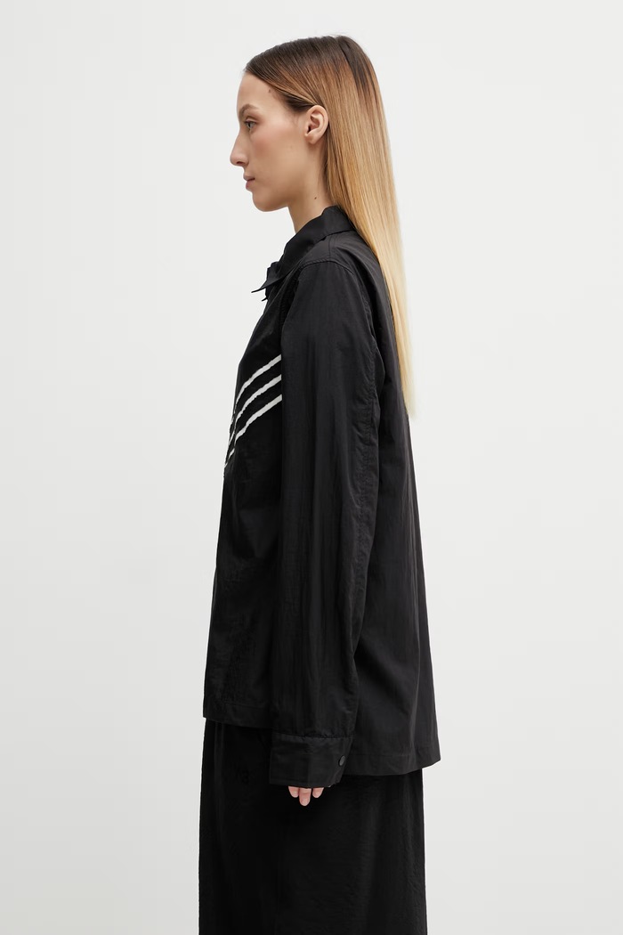 Πουκάμισο Y-3 W RE 3S SHIRT KF1193 μαύρο SS26