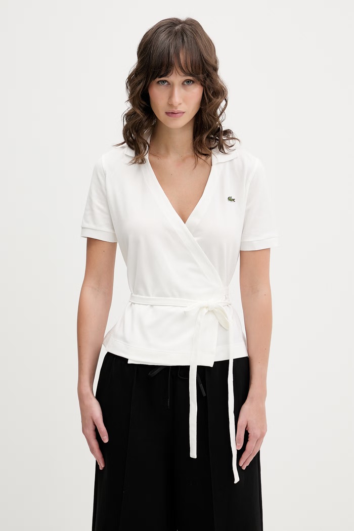 Lacoste bluzka casual biały PF9906