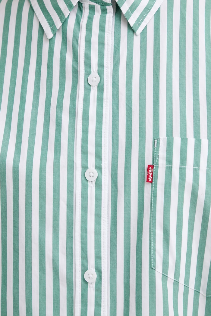Levi's koszula bawełniana HARLIE BOYFRIEND 001HM.0015 zielony