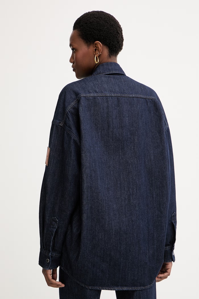 Îmbrăcăminte Missoni cămașă pentru femei, din denim DS26SJ0N.BW00ZB bleumarin