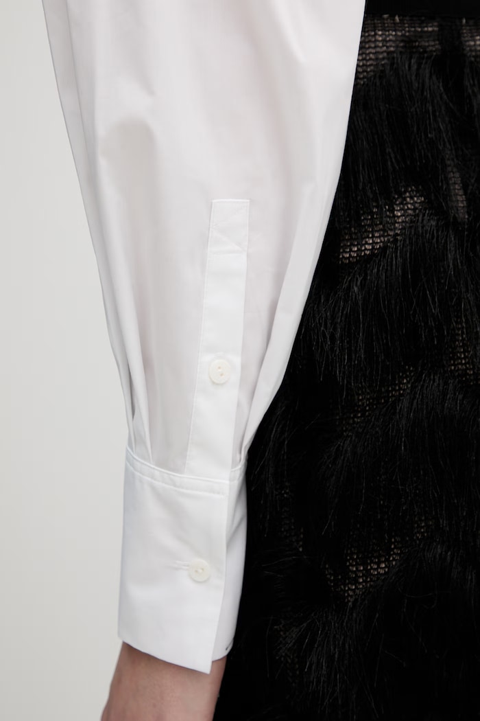 Dámska košeľa s bavlnou Karl Lagerfeld Studio B2W11047 biela