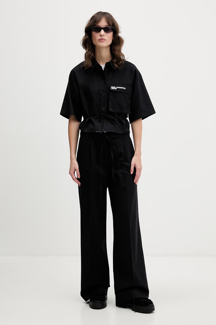 Karl Lagerfeld Jeans Риза женска B2W11021 черен SS26
