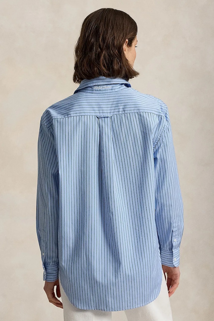Polo Ralph Lauren koszula damska bawełniana 211B15804 niebieski SS26