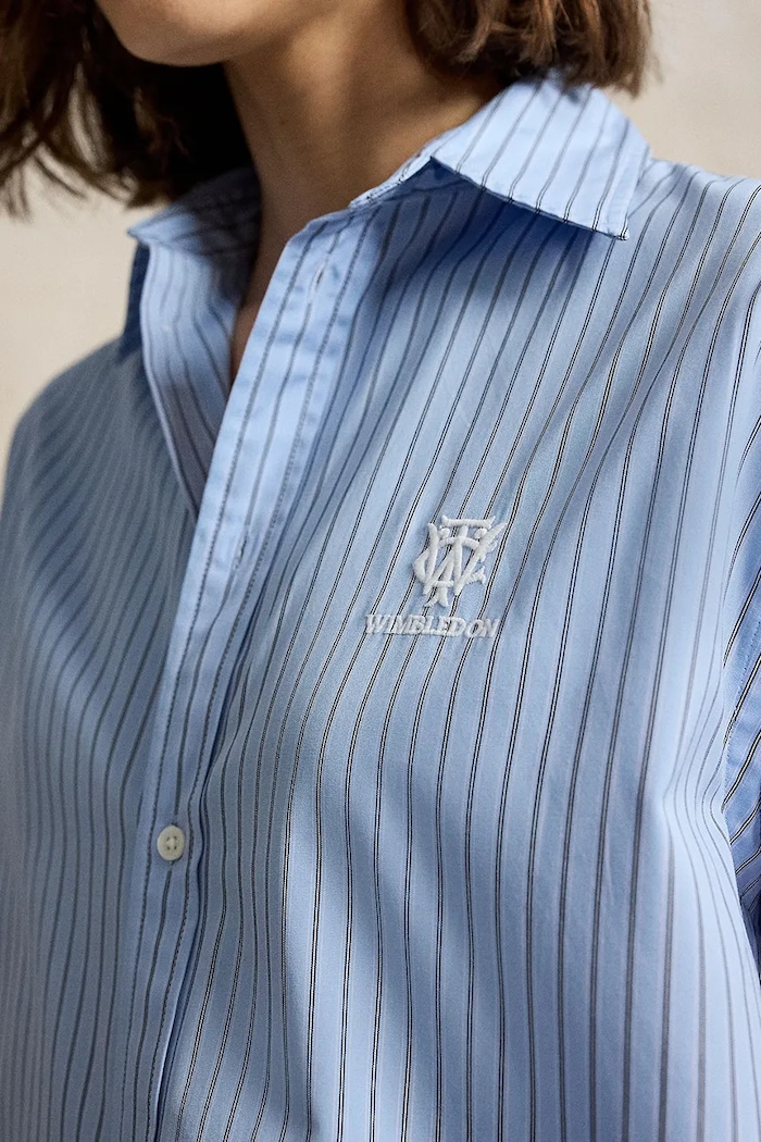 Polo Ralph Lauren koszula damska bawełniana niebieski 211B15804