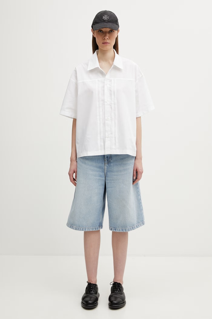 Carhartt WIP W' S/S Belmont Shirt koszula bawełniana damska I036277.02XX biały