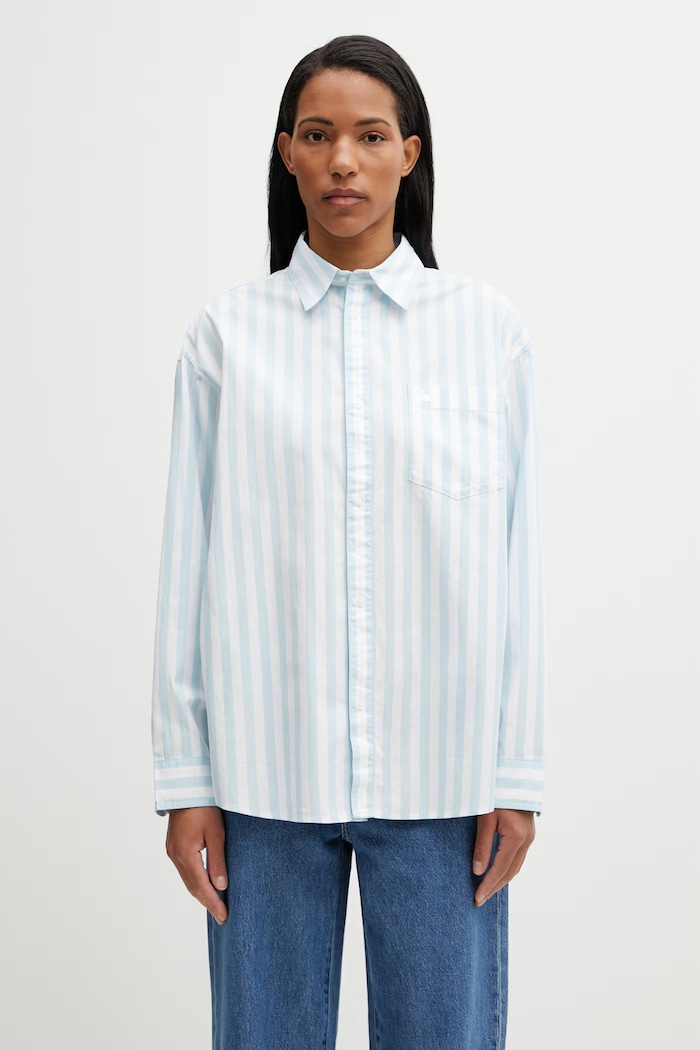 Carhartt WIP W' L/S Royce Shirt košulja od pamuka za žene plava I036699.3JTXX