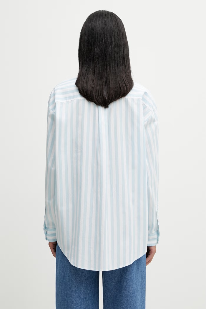 Odjeća Carhartt WIP W' L/S Royce Shirt košulja od pamuka za žene I036699.3JTXX plava