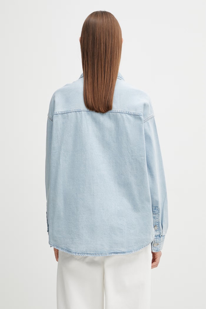 Одежда Carhartt WIP W' Alta Shirt Jac рубашка из замши для женщин I036232.112 голубой