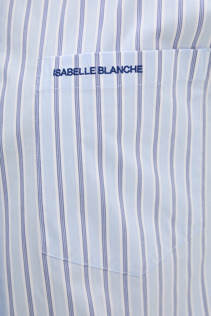 Isabelle Blanche koszula damska z bawełny IS26SS.C092.T021 niebieski
