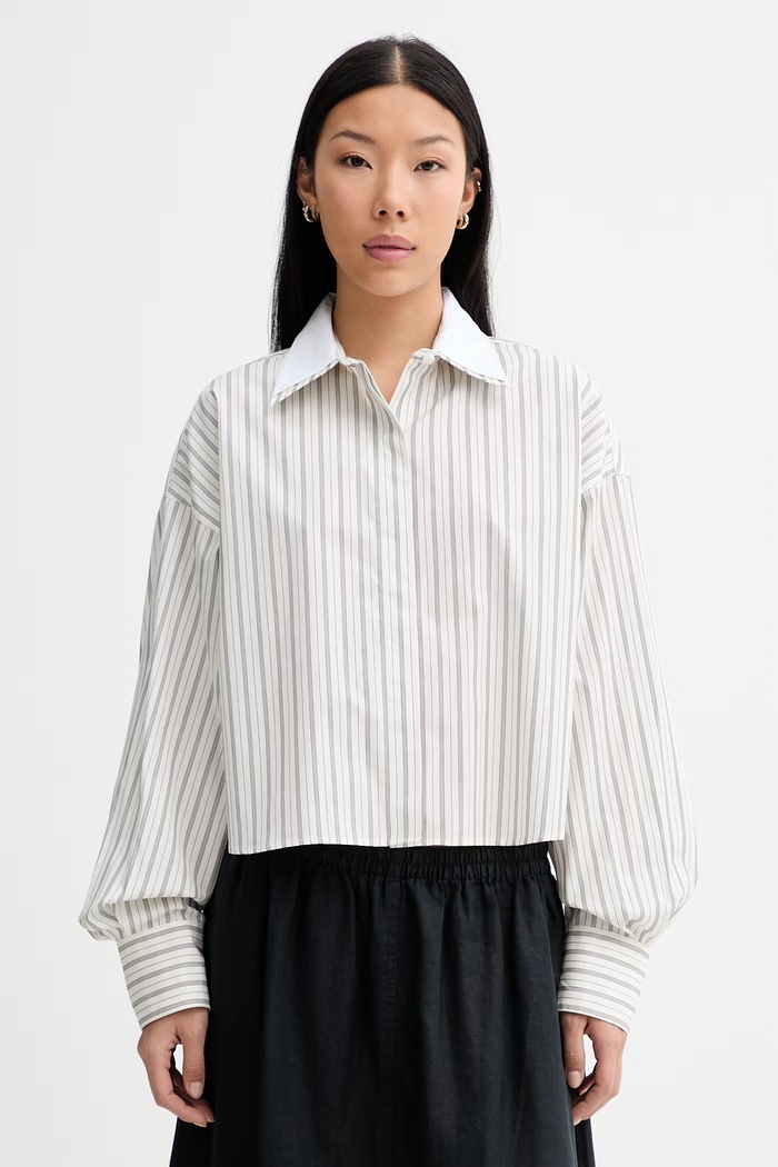 rag & bone košeľa dámska bavlnená Marin béžová RA2M26SSMSW