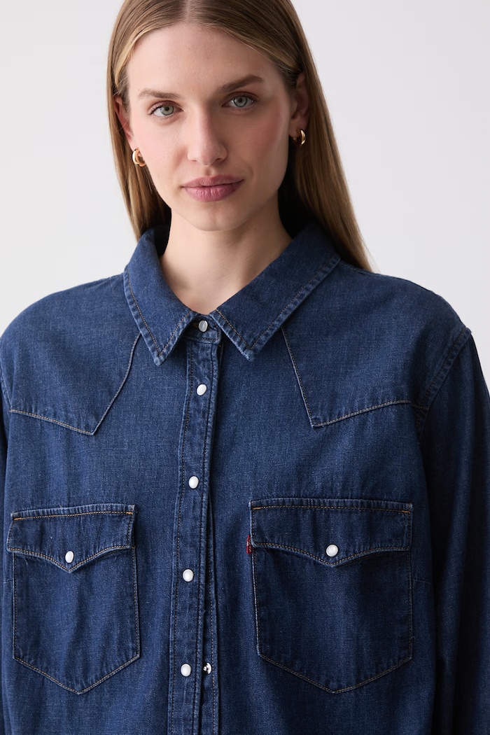 Levi's koszula damska jeansowa granatowy 57784