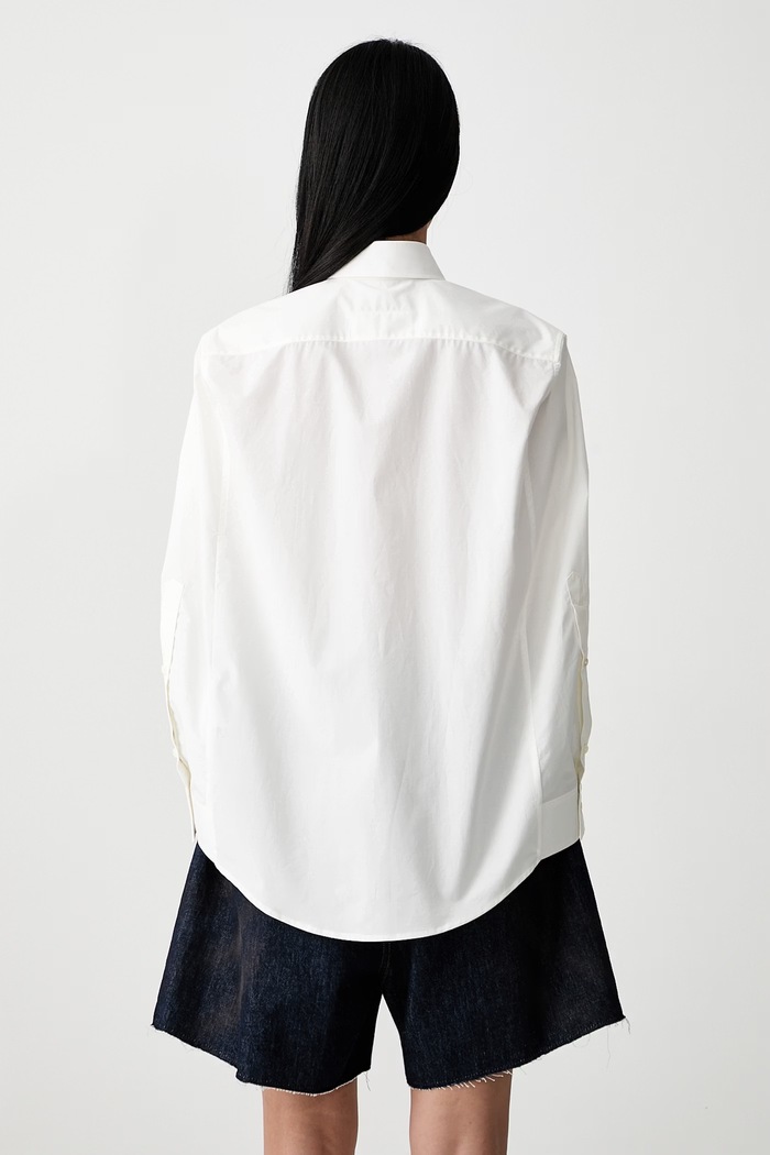 Odzież MM6 Maison Margiela koszula damska bawełniana S62DT0052.M35256 beżowy