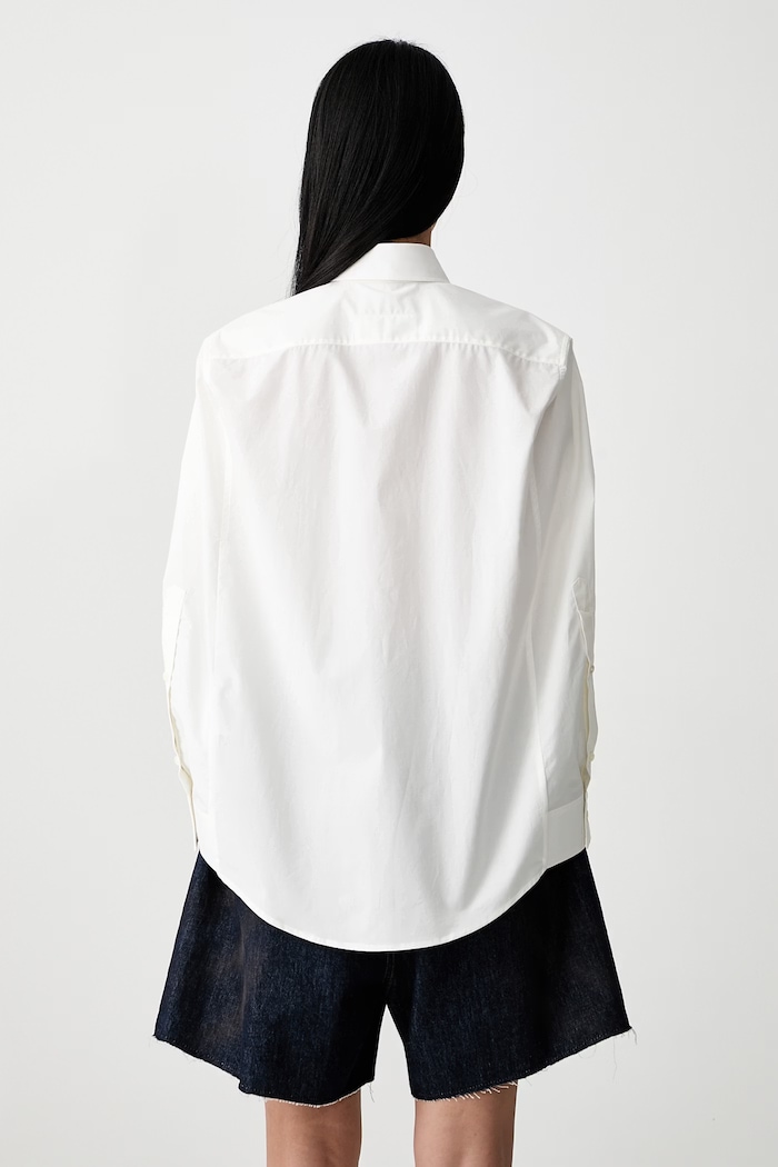 Odzież MM6 Maison Margiela koszula damska bawełniana S62DT0052.M35256 beżowy