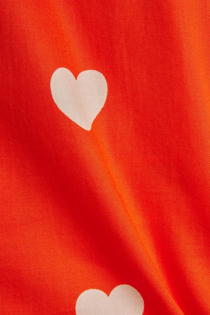 Detská bavlnená košeľa Mini Rodini Hearts oranžová 26120179
