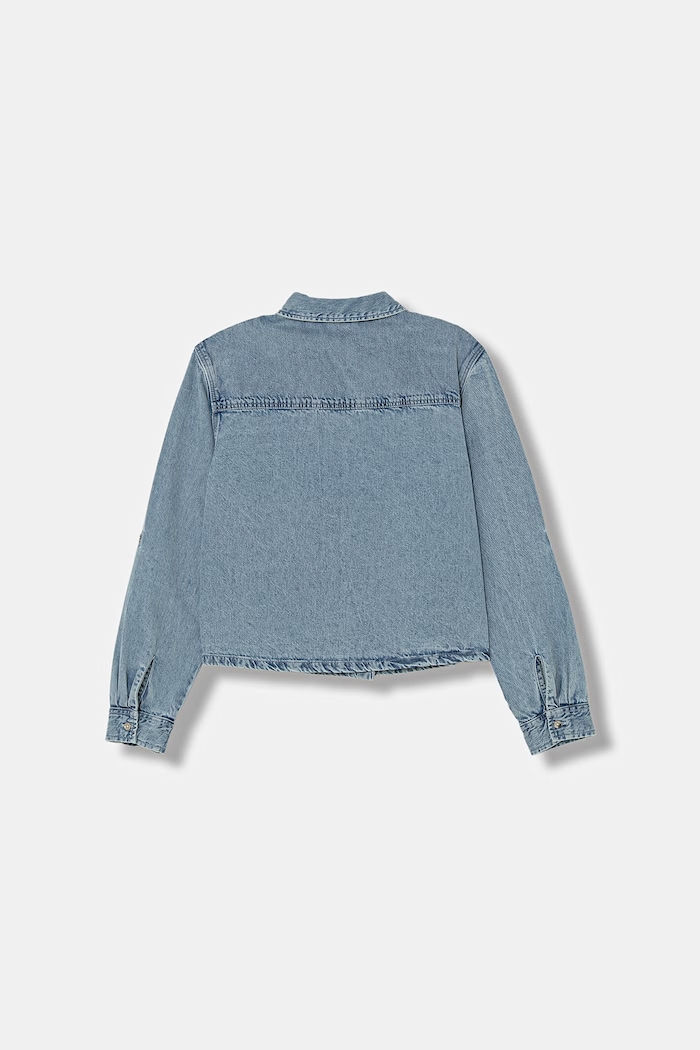 Detská riflová košeľa Guess J6RH07.D4EU0.PPY2 modrá SS26