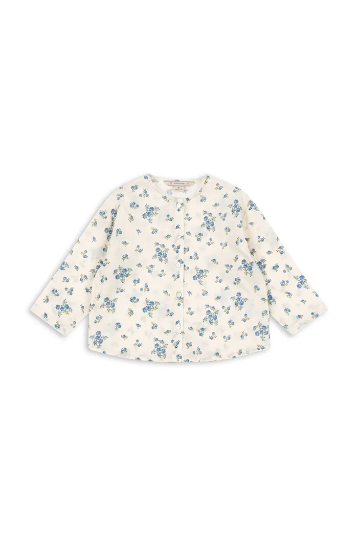 Konges Sløjd cămașă de bumbac pentru copii PACEY SHIRT GOTS cu modele bej KS105025.PPY2