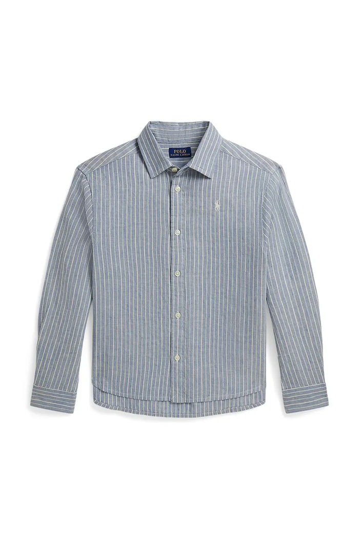 Polo Ralph Lauren cămașă copii cu in albastru 313A11983002