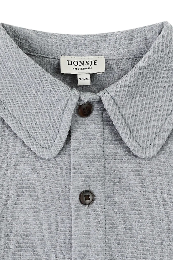 Πουκάμισο μωρού Donsje Lukian Shirt Golden Retriever μπλε 3044701