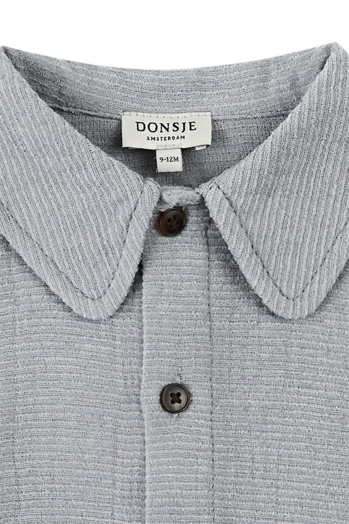 Πουκάμισο μωρού Donsje Lukian Shirt Golden Retriever μπλε 3044701
