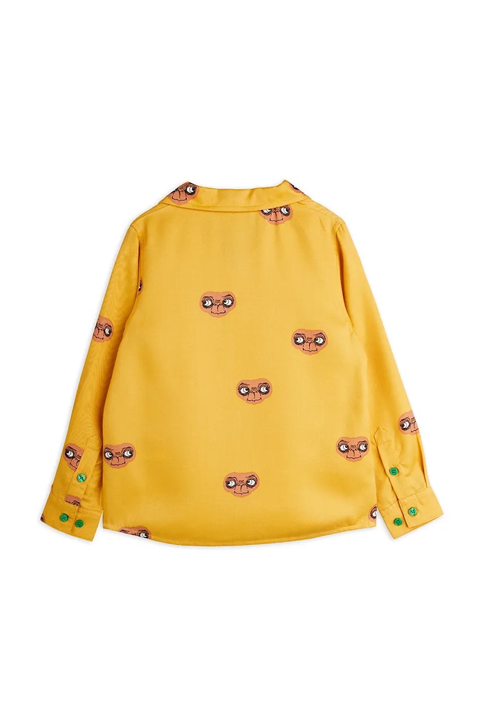 Chlapec Detská košeľa Mini Rodini E.T. 25820153 žltá