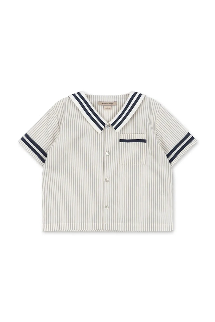 Konges Sløjd koszula dziecięca bawełniana ALLIE SAILOR SHIRT GOTS biały KS105255.PPY2