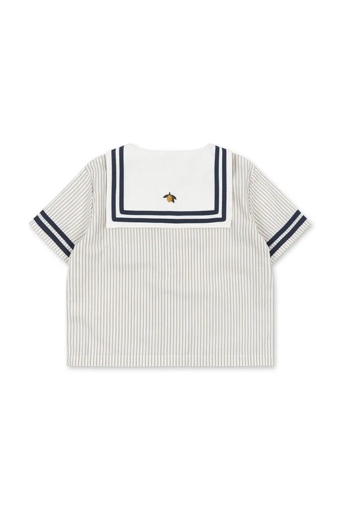 Konges Sløjd koszula dziecięca bawełniana ALLIE SAILOR SHIRT GOTS KS105255.PPY2 biały SS26