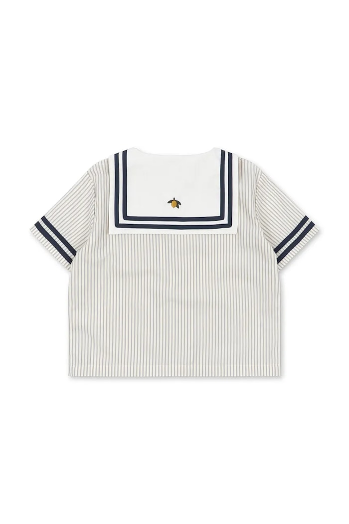 Konges Sløjd koszula dziecięca bawełniana ALLIE SAILOR SHIRT GOTS KS105255.PPY2 biały SS26