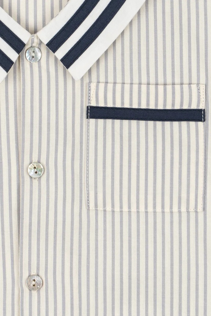 Konges Sløjd koszula dziecięca bawełniana ALLIE SAILOR SHIRT GOTS biały KS105255.PPY2