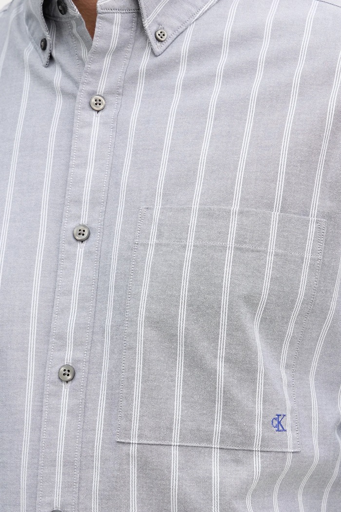 Košile Calvin Klein Jeans LV04RE113G šedá