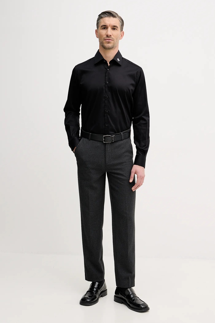 Košile Karl Lagerfeld 561602.605041 černá SS26