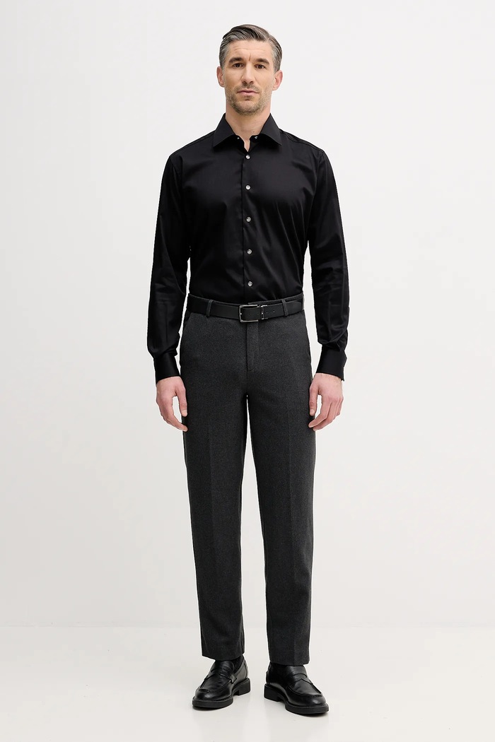 Karl Lagerfeld koszula 561666.605100 czarny SS26