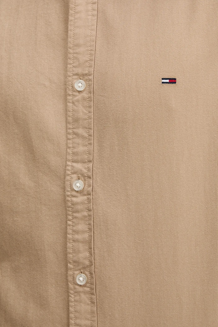 Tommy Jeans koszula bawełniana DM0DM22836 brązowy