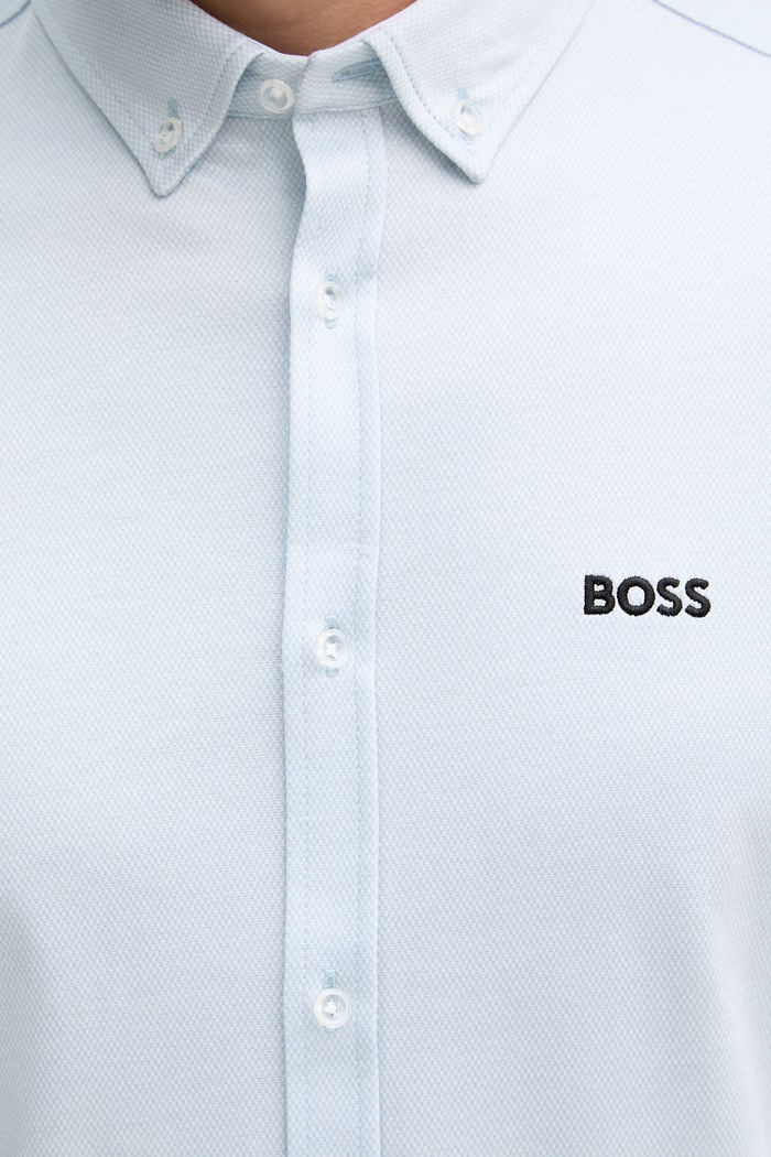 BOSS Green košile pánská bavlněná ST_Motion L 50555946 modrá