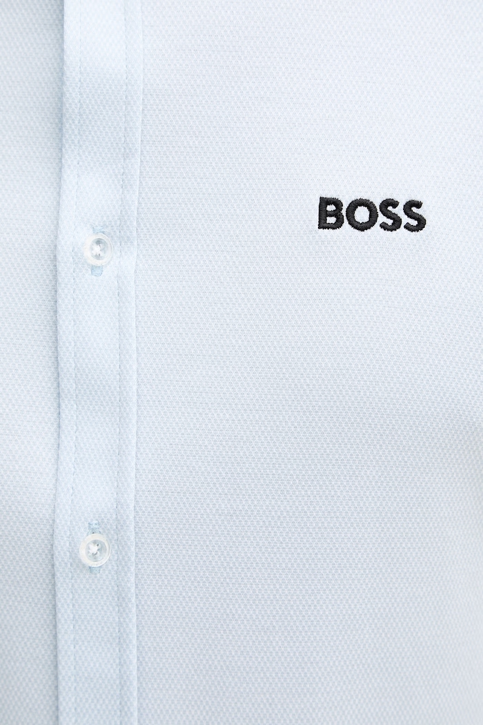 BOSS Green πουκάμισο ανδρικό βαμβακερό ST_Motion S 50555951 μπλε