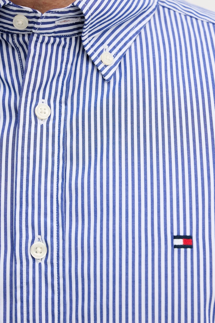 Bombažna srajca Tommy Hilfiger MW0MW41403 modra