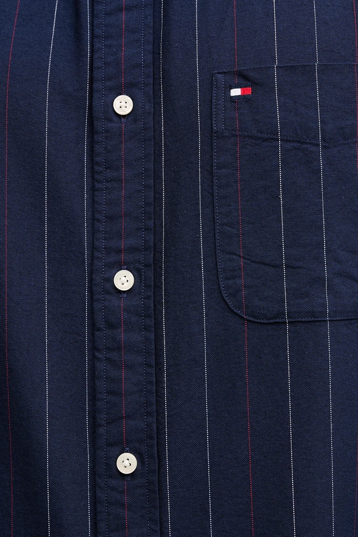 Bombažna srajca Tommy Hilfiger MW0MW41694 mornarsko modra