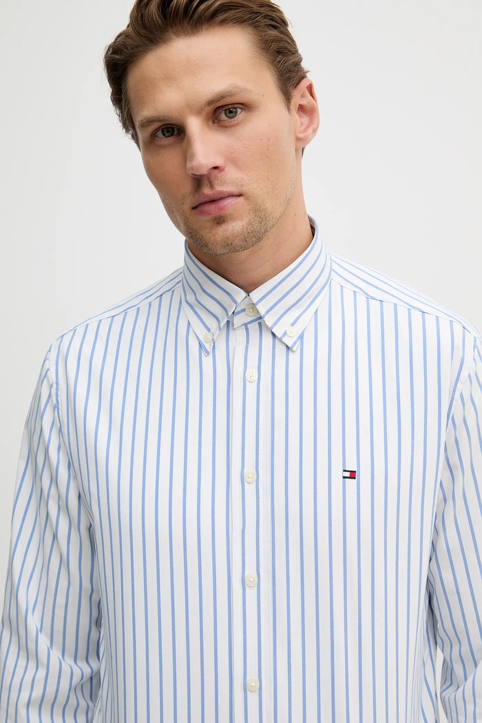 Πουκάμισο Tommy Hilfiger λευκό MW0MW41780