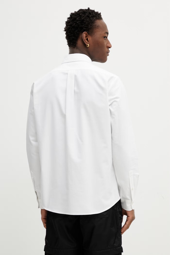 Îmbrăcăminte Kenzo cămașă din bumbac FG55CH4109LO alb