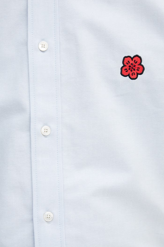 Bavlnená košeľa Kenzo FG55CH4109LO modrá