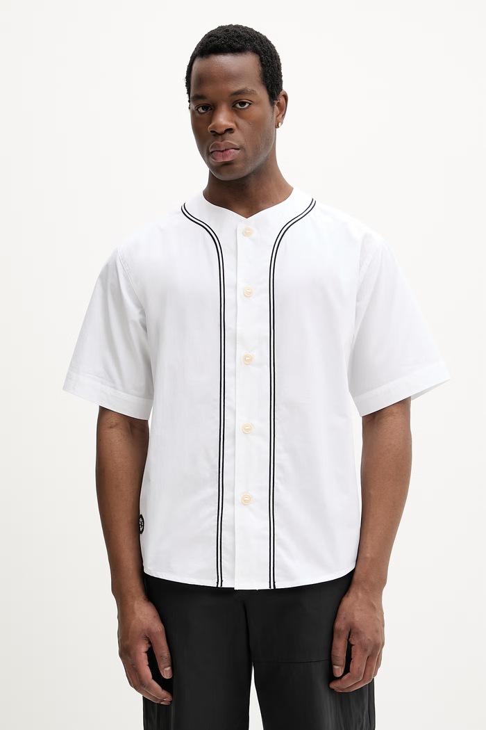 Kenzo košile pánská bavlněná bílá FG55CH1339LH