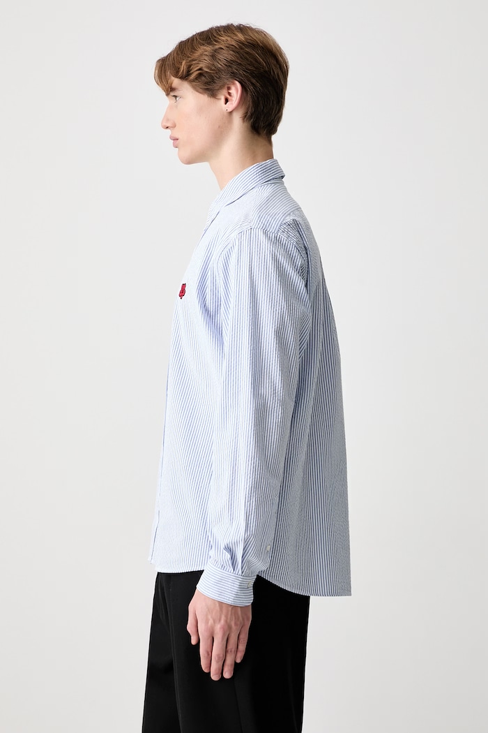 Kenzo сорочка бавовняна чоловіча FG55CH4109KB блакитний SS26