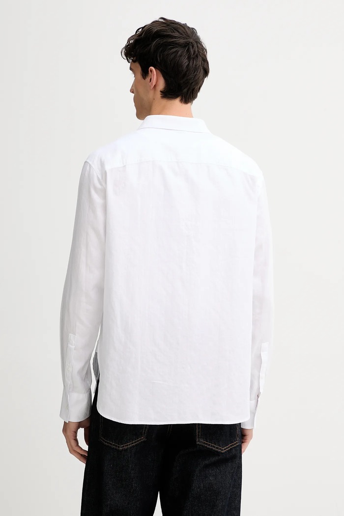 Îmbrăcăminte Calvin Klein cămașă din bumbac LV04LE111G alb