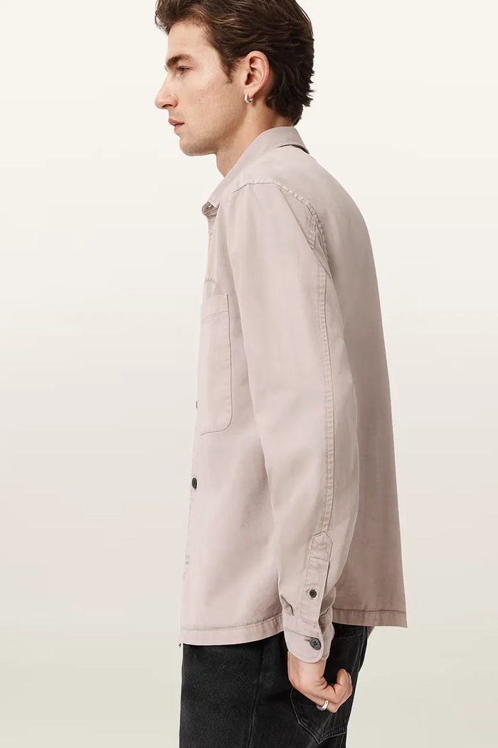Košeľa AllSaints béžová M076SD