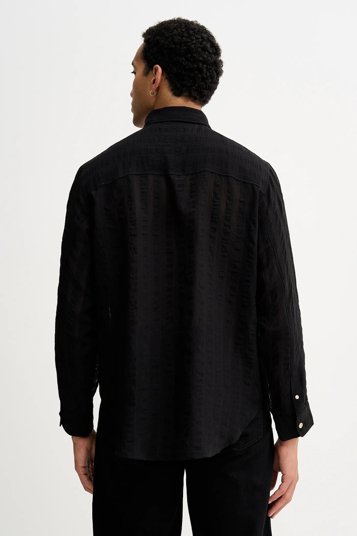Oblečenie Košeľa AllSaints M025SD čierna