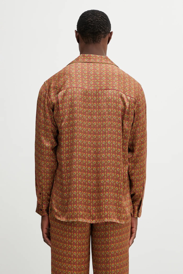 Îmbrăcăminte Drôle de Monsieur cămașă Chemise Paisley J.SH233.VI027.RD rosu