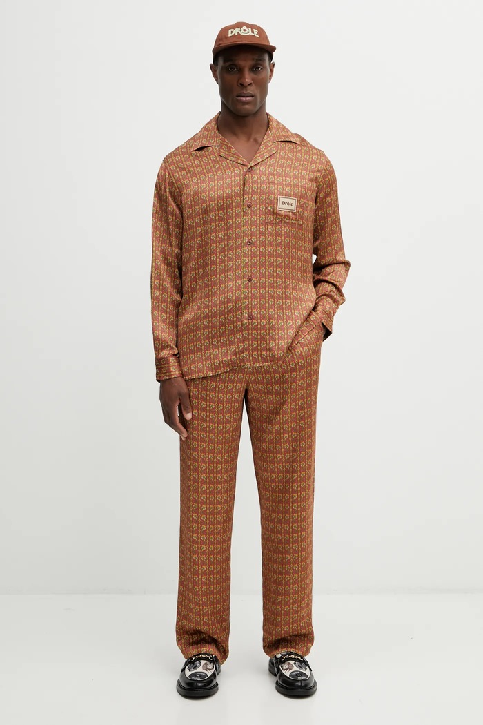 Drôle de Monsieur cămașă Chemise Paisley J.SH233.VI027.RD rosu