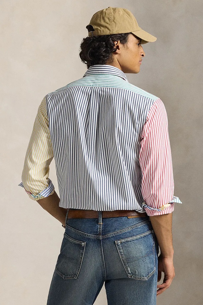 Pamučna košulja Polo Ralph Lauren 710P07020 šarena SS26