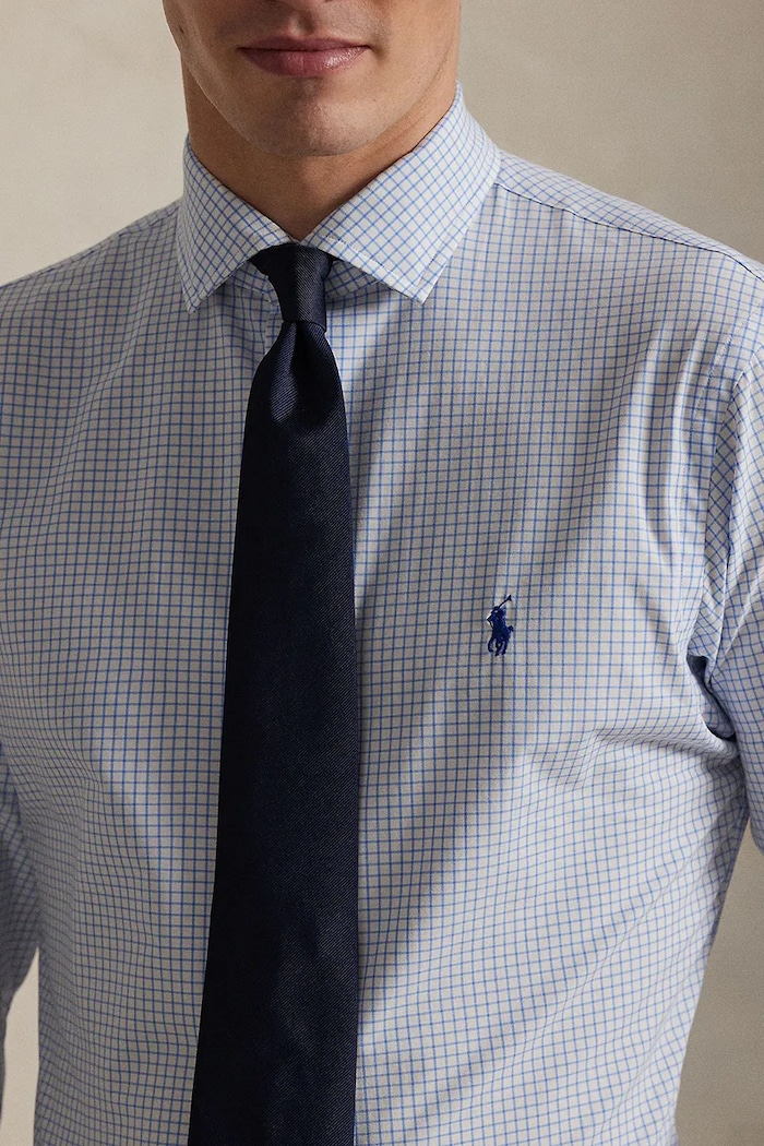 Ρούχα Πουκάμισο Polo Ralph Lauren 710974534 μπλε