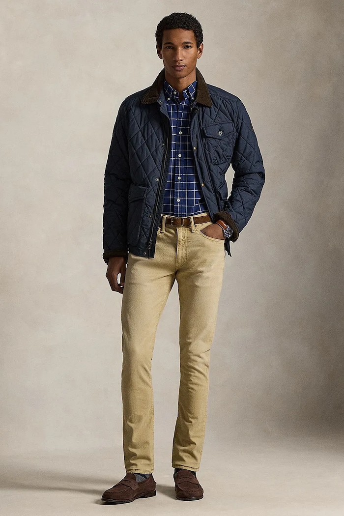 Oblečenie Bavlnená košeľa Polo Ralph Lauren 710P07186 tmavomodrá